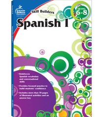 Spanish I, Grades 6 – 8 (Skill Builders) – Paperback – VERY GOOD