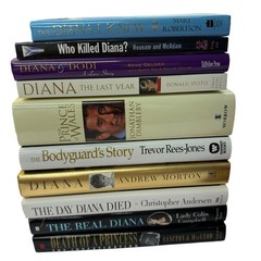 Princess Diana Book Lot Of 19 Biographies Andrew Morton Lady Colin Campbell