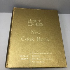 VTG 1965 SOUVENIR EDITION GOLD BINDER BETTER HOMES & GARDENS NEW COOK BOOK