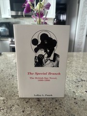 1981 FIRST EDITION THE SPECIAL BRANCH THE BRITISH SPY NOVEL 1890-1980 VINTAGE