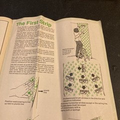 How To Hang Wall Coverings 1977 Vtg NDPA Pamphlet 20 Pages Wallpaper Warehouse