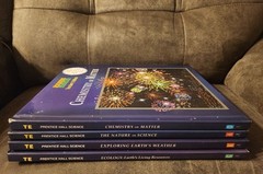 Teachers Edition Prentice-Hall Staff Hardcover Book Lot Science Earth Chemistry