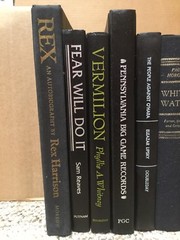 Lot of 7 Shades Of Black Hardcover Books Collection Set Decorative Shelve AB14