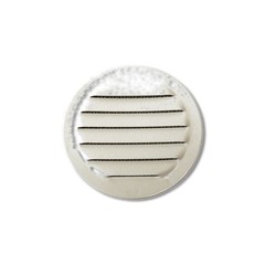 Maurice Franklinouver 2.5 X 2.5 in Gloss White Aluminum Mini Louver RLW-100 2.5