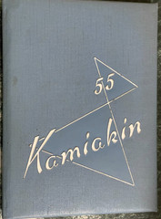 1955 Pullman High School Yearbook, Pullman, Washington “KAMIAKIIN”, Excellent