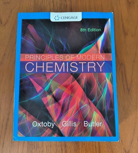 Principles of Modern Chemistry 8th Edition Oxtoby Gillis Butler Cengage