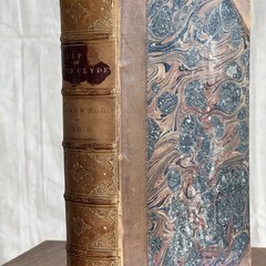 Antique Decorative Fine Leather book, Life Colin Campbell Lord Clyde by Shadwell