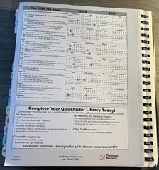 1040 Quickfinder Handbook by Thomson Reuters Tax Year 2025 NEW