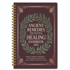 ANCIENT REMEDIES THE NATURAL HEALING HANDBOOK SPIRAL-BOUND GUIDE Notebook