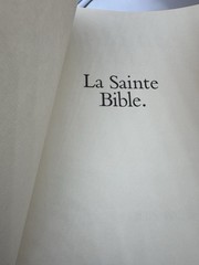La Sainte Bible Editions Lidis 1973 – Paris Luxury Edition
