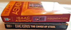 Isaac Asimov Foundation The Caves Of Steel Lot Of 2 MM PBS