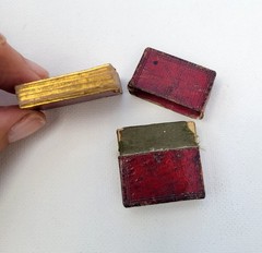 Small Rain Upon the Tender Herb 3rd Ed Red Leather 1832 Victorian Miniature Book