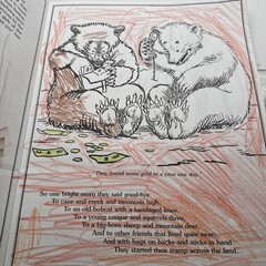 Roosevelt Bears Coloring Book 2000 14×11 3 Colored Pages 30 Pages Total
