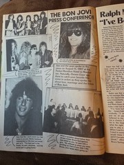 VTG DREAM GUYS Magazine Jan 1987 Michael J. Fox, Sean Astin, Bon Jovi, River EX