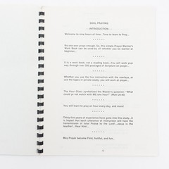 A Walk with the Master… Through Prayer Don Miller PB GBC Binding 52 pages VGUC