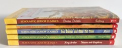 Scholastic Junior Classics 5 Book Lot Doctor Dolittle Robin Hood King Arthur