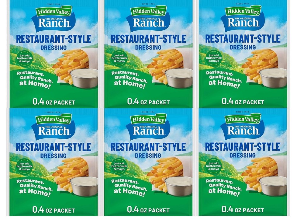 Hidden Valley Original Ranch Buttermilk Recipe 6 x 0.40 oz (2.4 total)