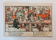 1910’s Presents Past and Present, FREDERICK LOESER Christmas Booklet, Illust. VG