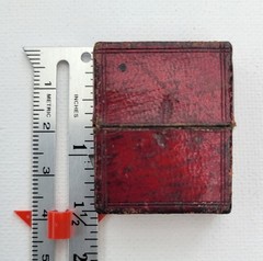 Small Rain Upon the Tender Herb 3rd Ed Red Leather 1832 Victorian Miniature Book