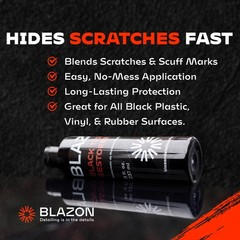 BLAZON Black Trim Restorer 8 oz – Dye-Infused Solution for Car Trim