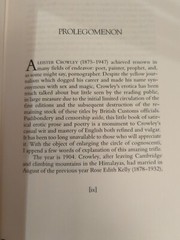Crowley, Aleister. Snowdrops from a Curate’s Garden. Cloth in Jacket Occult