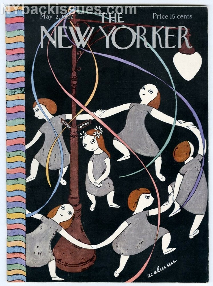 New Yorker magazine May 2 1942 Christina Malman James Thurber John McNulty VFNM