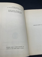 Great Aunt Lavinia by Joseph C. Lincoln 1936 Hardcover First Edition