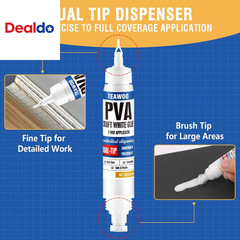 Book Repair & Binding Glue Kit – 8.5 Oz + 2×1.35 Oz Acid-Free PVA Adhesive – Neu