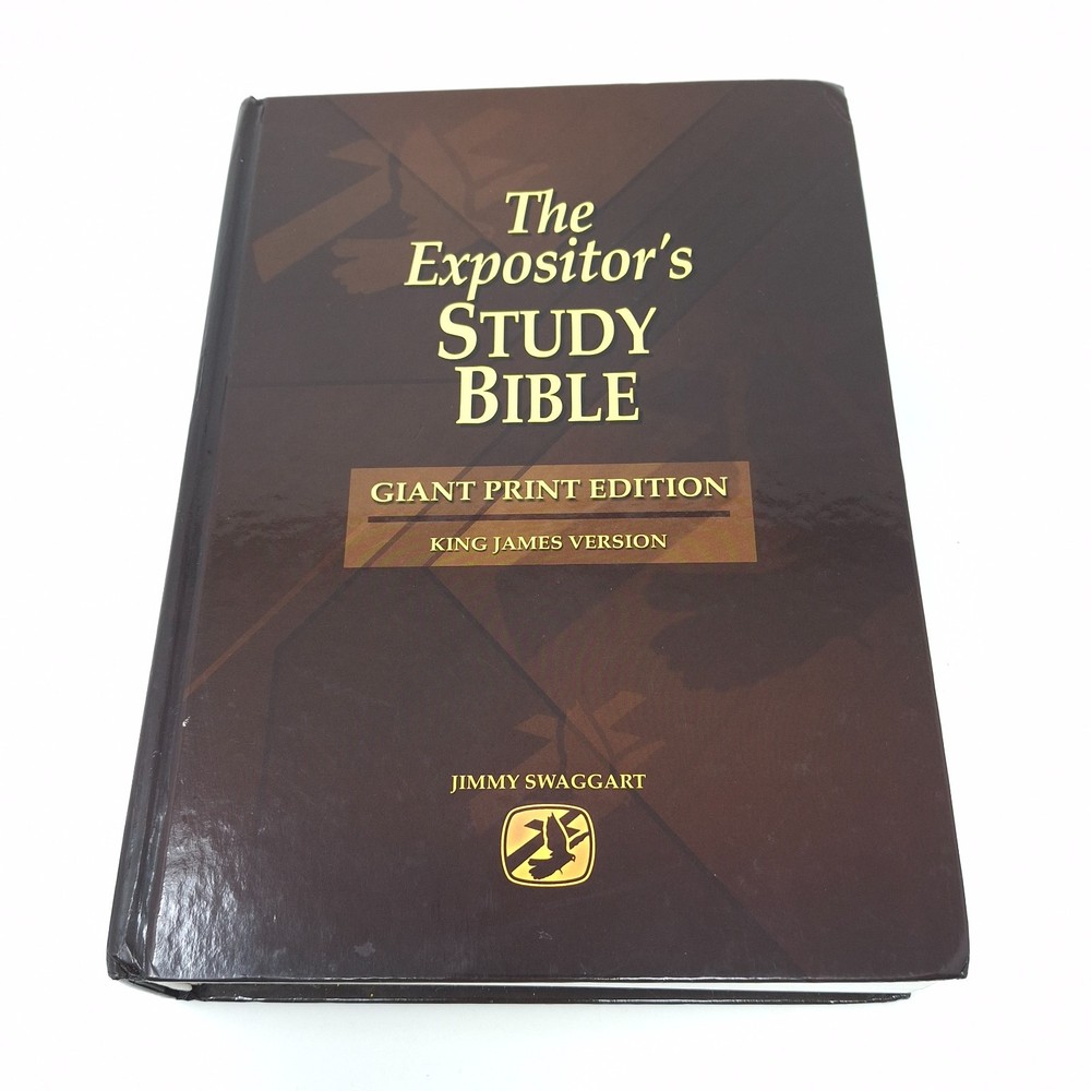 The Expositors Study Bible KJV Giant Print Edition Jimmy Swaggart Hardcover