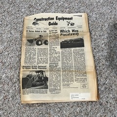 Vintage Construction Equipment Guide Newspaper June 1974 – 52 Pages