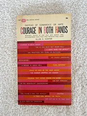VTG COURAGE IN BOTH HANDS by Allan A. Hunter Ballantine Books 1962 Paperback PB