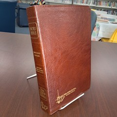 OPEN BIBLE PROPHECY EDITION HOLY BIBLE KJV GENUINE LEATHER GODS NEWS BEHIND NEWS