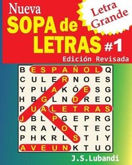 J S Lubandi Nueva SOPA de LETRAS #1 (Letra Grande) (Paperback)