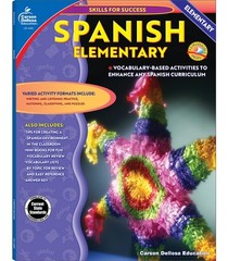 Carson Dellosa Skills for Success Elementary Spanish Workbook, Alphabet, Numbers