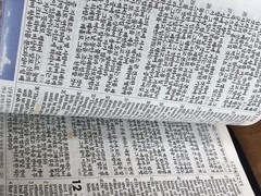 Korean-English Enriched Bible NIV Red Letter Edition Leather Zip Song Hymnal