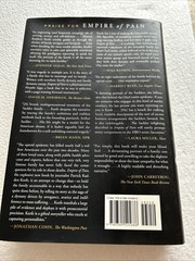 Empire of Pain: The Secret History of the Sackler Dynasty – Patrick Radden Keefe