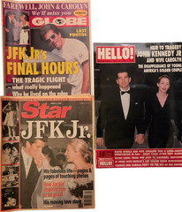 Lot of 10 John F. Kennedy Jr. Magazines 1999 People, Newsweek, Shout Out JFK Jr.