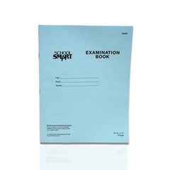 Examination Blue Book with 8 Pages, 8-1/2 X 11 Inches, Pack of 100 Books