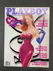 Playboy Magazine November 1988 Jessica Rabbit Centerfold Intact Solid Condition