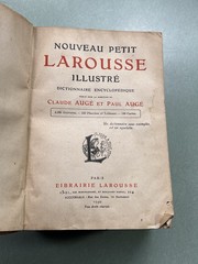 Nouveau Petit Larousse Illustre 1940 Nouvelle Edition Book Hardcover Vintage