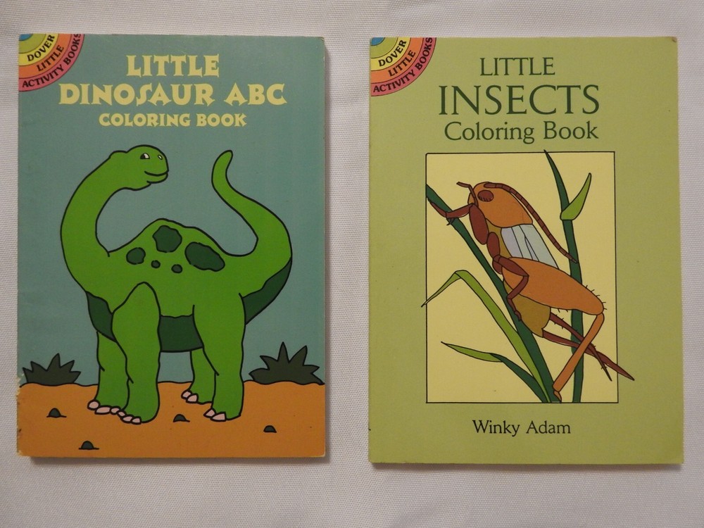 1997 & 1998 (DOVER LITTLE ACTIVITY BOOKS) Coloring Paperbacks By Winky Adam