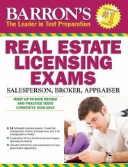 Barron’s Real Estate Licensing Exams – paperback, 1438007450, Friedman PhD