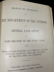 Decisions of the Department of the Interior and the General Land Office 1902