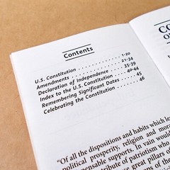 US Pocket Constitution & Amendments, Declaration of Independence, Bill of Rights