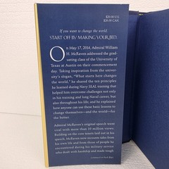 Make Your Bed William H McRaven Hardcover Book 1st Ed Motivational