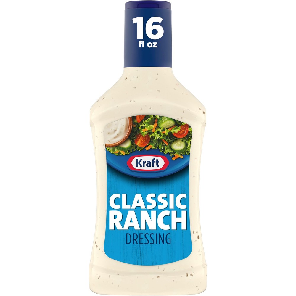 Kraft Classic Ranch Dressing, 16 fl oz Bottle 16 Fl Oz (Pack of 1)