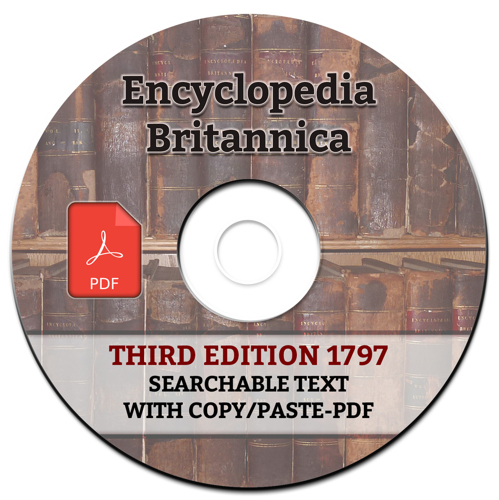 ENCYCLOPEDIA BRITANNICA-THIRD 3RD EDITION 1797-All Volumes-Reference Books-DVD