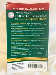 Merriam-Webster’s Spanish-English Dictionary – Paperback – VERY GOOD