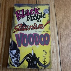 BLACK MAGIC – SATANISM – VOODOO DR. LEO L. MARTELLO 1972 HC PUBLISHERS VINTAGE