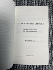 Cover-Up Of The Century Satanic Ritual Crime & World Conspiracy Reprint New